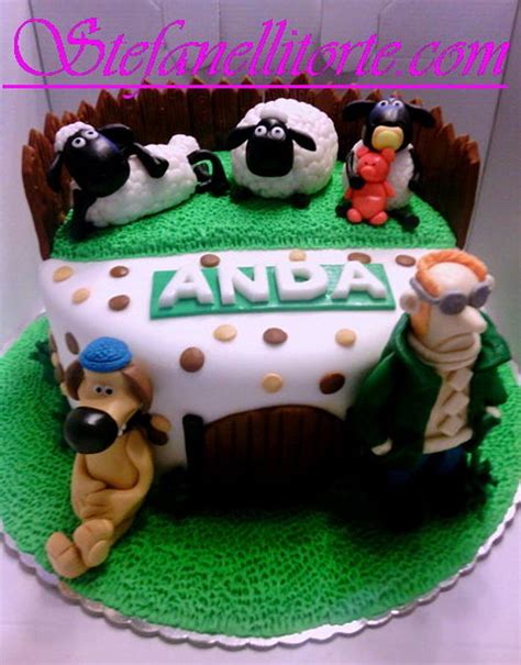 SHAUN THE SHEEP CAKE Decorated Cake By Stefanelli Torte CakesDecor