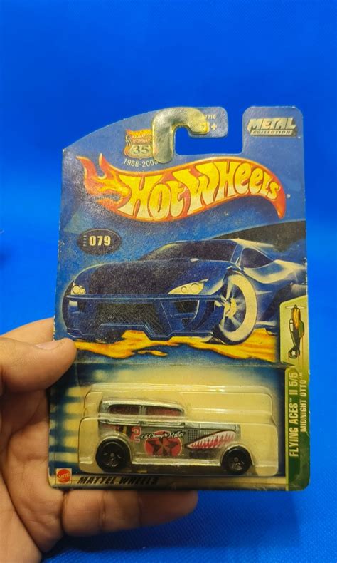 Hot Wheels Flying Aces Ii Midnight Otto Card Creased Card Hobbies Toys Toys