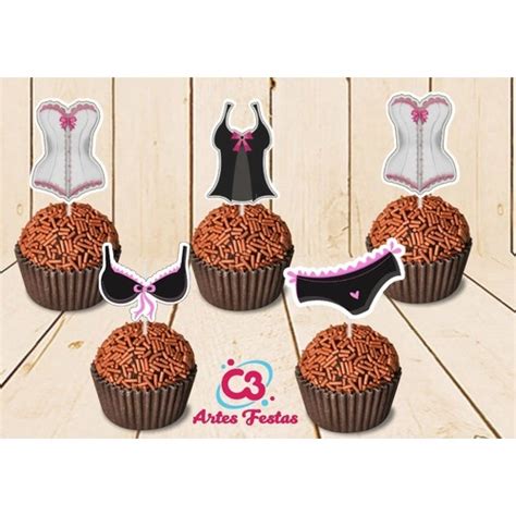 Cha De Lingerie Topper Tag Para Docinhos Doces Shopee Brasil
