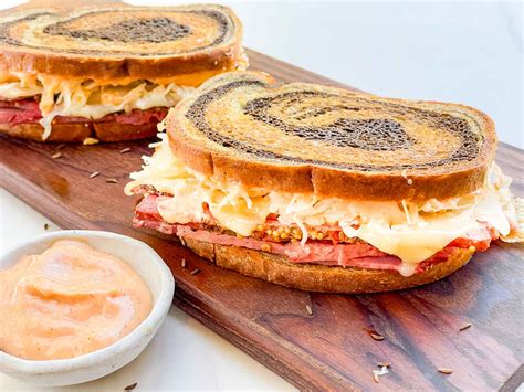 Pastrami Reuben Sandwich Recipe Three Olives Branch