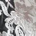 Pc Ivory Flower Lace Applique Sequin Large Flower Embroidery Applique