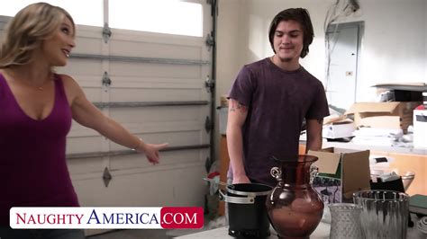 Blonde MILF Laura Bentley Thanks Son S Friend By Riding His Cock