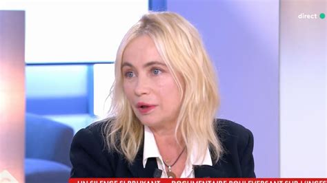 Il faut que la chaîne judiciaire soit à la hauteur Emmanuelle Béart