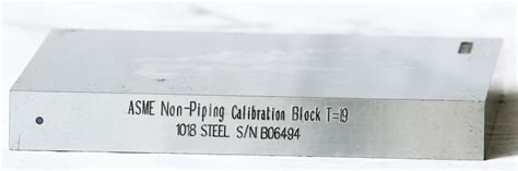 19mm Thickness Duplex Asme Ut Calibration Block Video