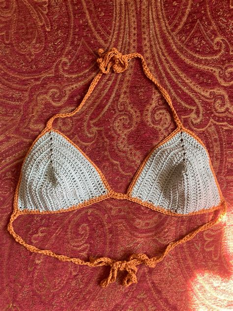 Handmade Crochet Bikini Style Top Etsy
