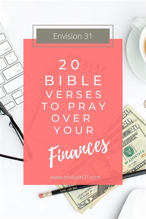 bible verses  pray   finances envision