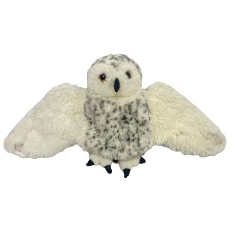 Folkmanis Folk Tails Snowy Snow Spotted Owl Hand Puppet W Full Rotating