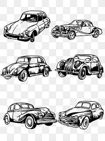 Different Types Of Cars In Black And White