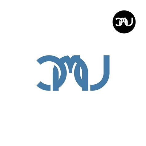 letter cmu monogram logo design  vector art  vecteezy