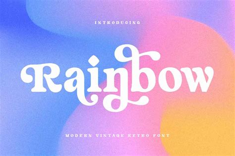 Rainbow Font - Dfonts