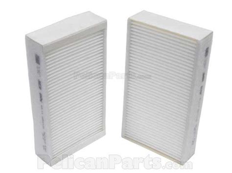 Bmw Cabin Air Filter Set For Recirculated Air Paper Micronair