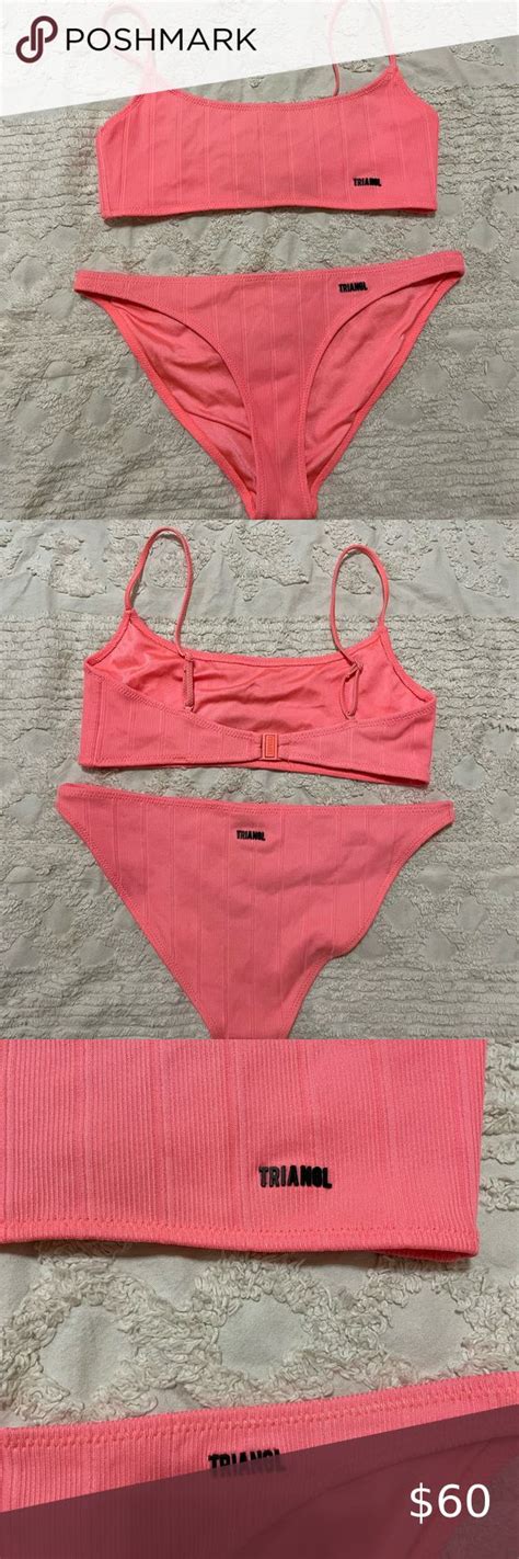Coral Mica Triangl Bikini Triangle Bikini Bikinis Clothes Design