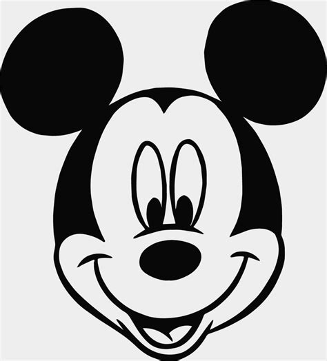 Mickey Mouse Drawing Face at PaintingValley.com | Explore collection of ...