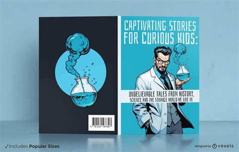 Scientist Book Cover Design Vector Download