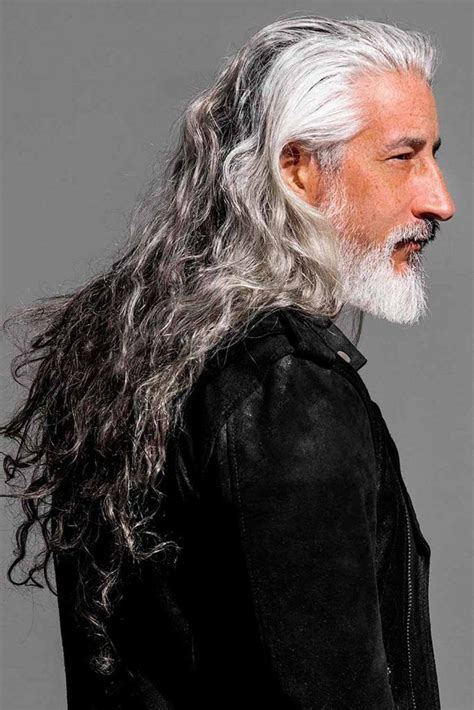 Silver Hair Ideas For Men With Styling Tips And Faqs Silver Hair Men Old Man Long Hair White