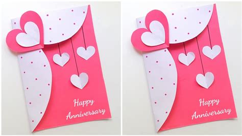 Easy Beautiful Anniversary Card For Parent How To Make Anniversary