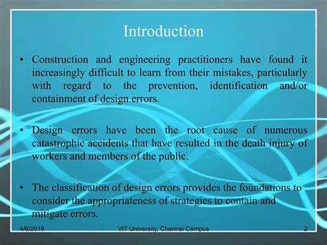 Construction errors and their case studies | PPTX