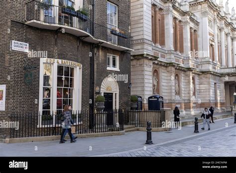Burlington Gardens Mayfair London England United Kingdom Stock