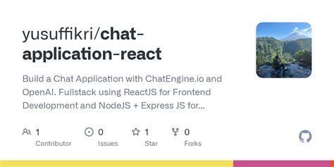 GitHub Yusuffikri Chat Application React Build A Chat Application