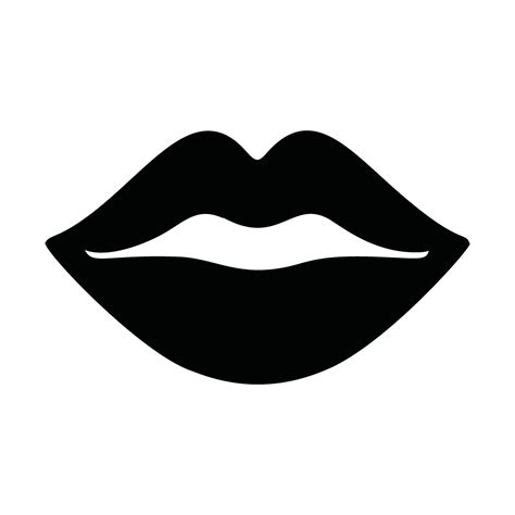 lips icon logo  vector art  vecteezy