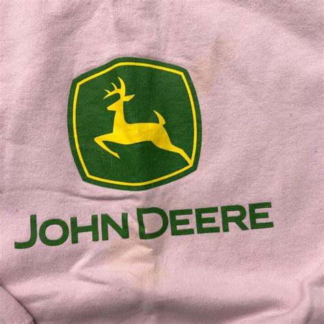 John Deere Light Pink Genuine Quality Lightweight Swe Gem