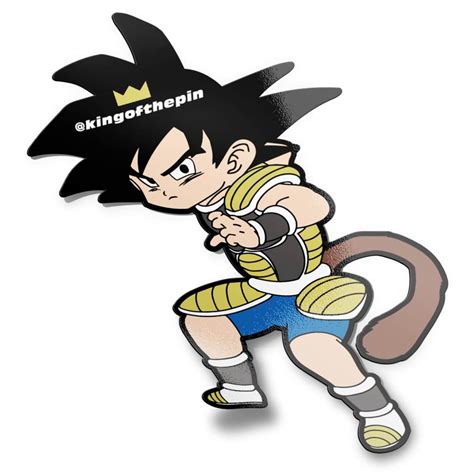 Goku Kid Saiyan Dbs Broly Movie Sticker King Of The Pin