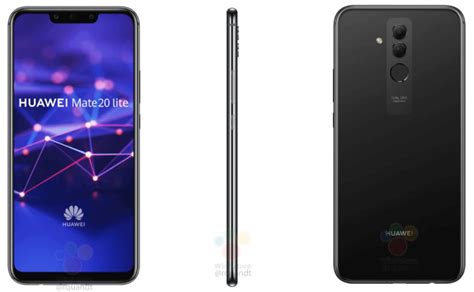 Смартфон Huawei Mate 20 Lite: официальные изображения, стоимость и ...