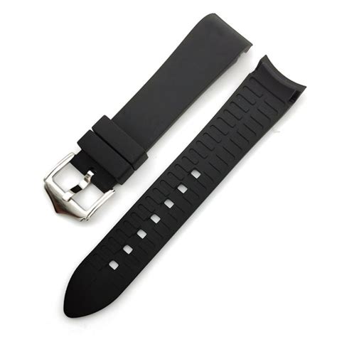 18mm 19mm 20mm 21mm 22mm 24mm Silicone Watch Band Universal Elbow Arc Strap Wristband For Casio