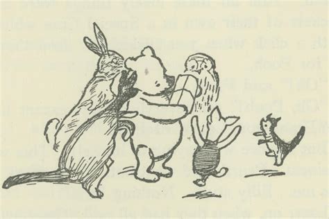 Winnie The Pooh 1926 A Present For Pooh Drawing By Ernest H Shepard