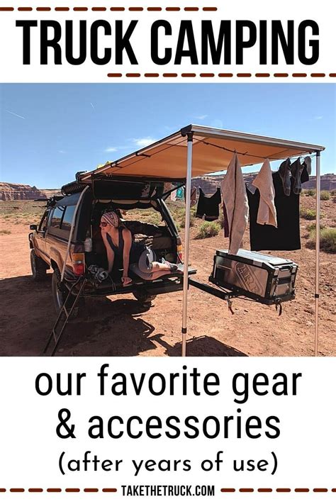 Truck Bed Camping Accessories & Gear | Camper awnings, Truck bed ...