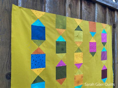 Sarah Goer Quilts Bold Color Geometric Design Inspiration