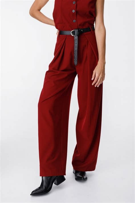 Pantalon Sastrero Roid Rojo Petrastore