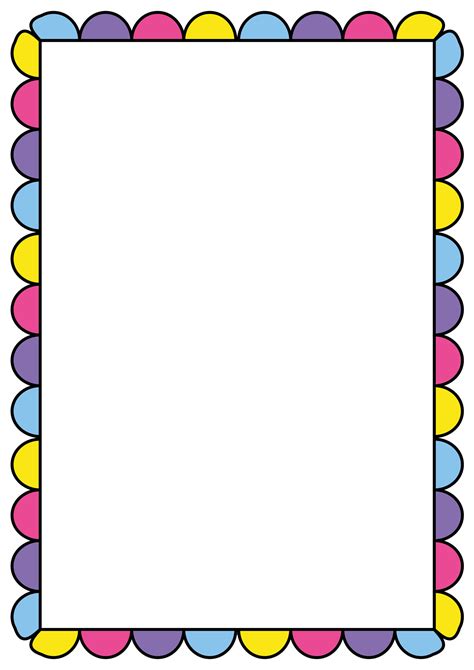 School Clipart Border Design Borders And Frames For School 768x1024 Png