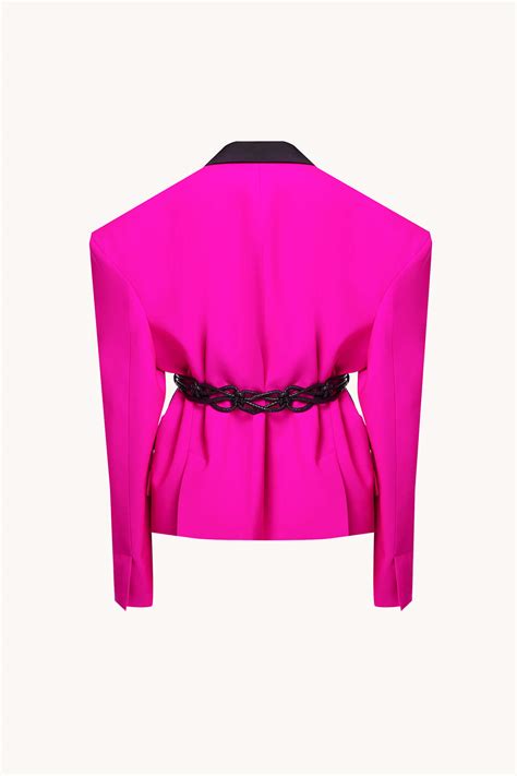 Epuzer Wool Blazer In Pink Epuzercom