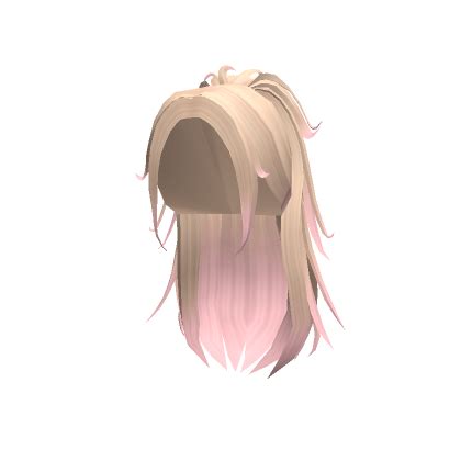 Messy Popular Y K Grunge Ponytail Blonde To Pink Roblox