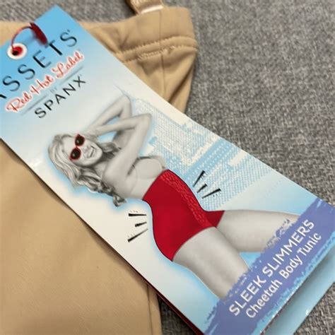 Assets By Spanx Intimates Sleepwear New With Tags Spanx Assets Red Hot Label Cheetah Body