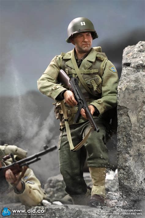 A80145 Wwii Us 2nd Ranger Battalion Series 3 Captain Miller Did Corp
