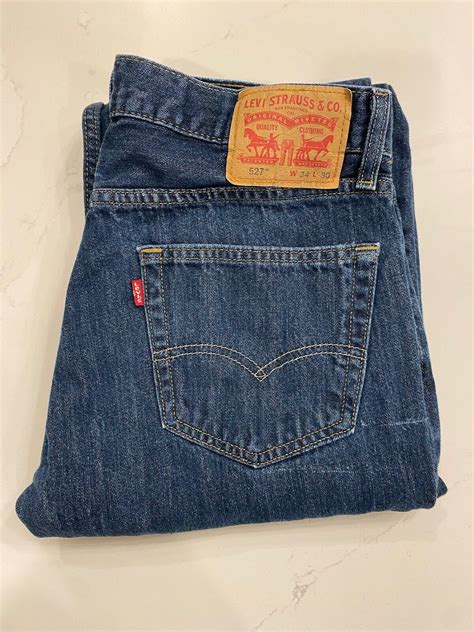 Vintage Levis Boot Cut Jeans Mens X Blue Age Distressed Denim