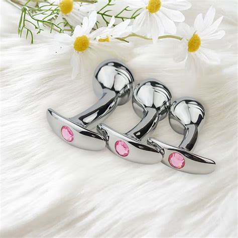 Stainless Steel Anal Butt Plug Dildo Prostate Massager Ass Sex Toy For