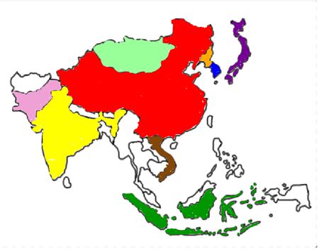 se asia political map  core  diagram quizlet