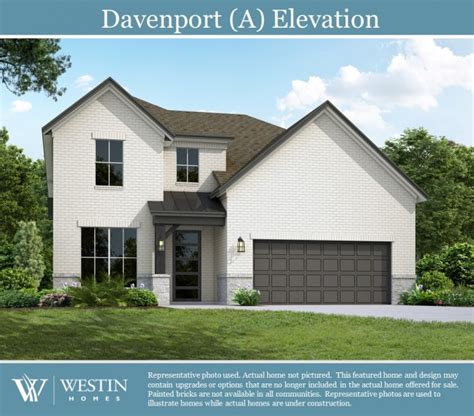 Elevations The Davenport Westin Homes