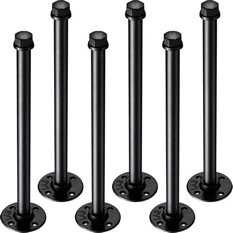 Buy Bejoy Industrial Black Iron Pipe Shelf Brackets Cm Set Of