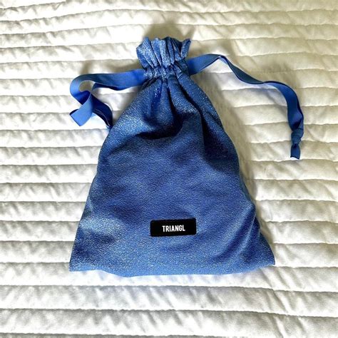 Blue Sparkle Triangl Bikini Mica Style This Bikini Depop