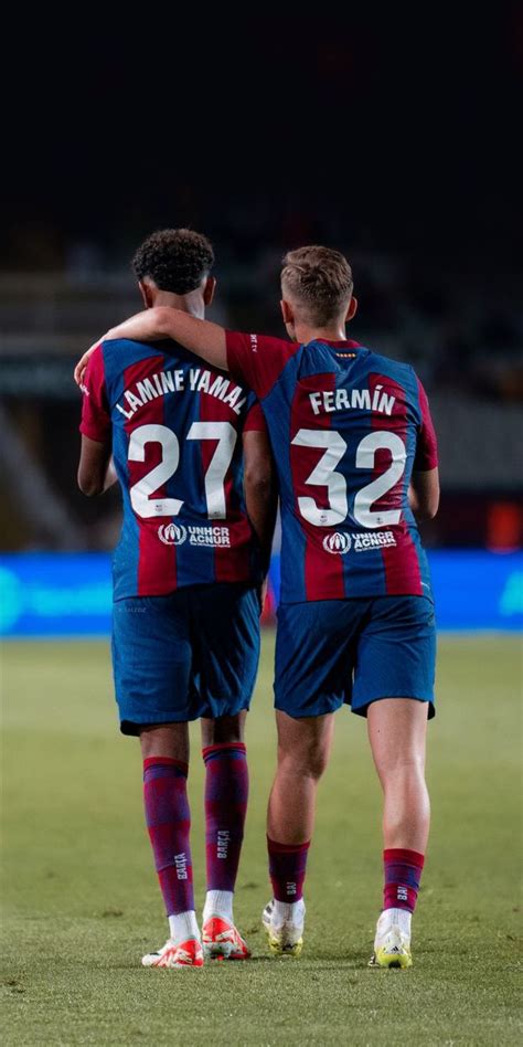 Lamine Yamal And Fermin Lopez Barcelona Players Fc Barcelona Players