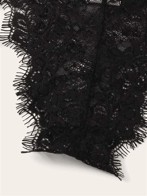 Conjunto De Lingerie De Renda Floral SHEIN Brasil