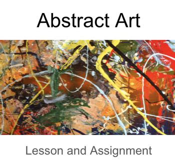 abstract art lesson  painting assignment  runlolarun tpt