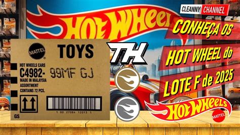 HOT WHEELS LOTE F 2025 SUPER T HUNT T HUNT INÉDITOS e MAIS PT BR Cleanny channel 1716 YouTube