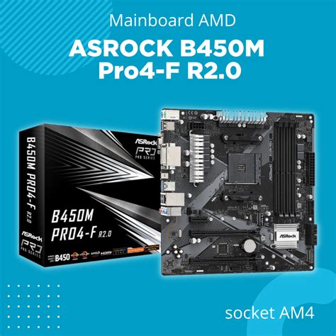 Asrock B450m Pro4 F R20 Quadra Computer