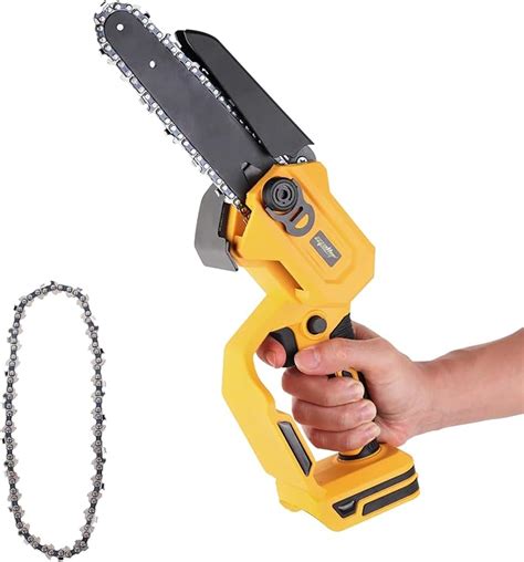 Mellif Mini Chainsaw 6 Inch For Dewalt 20v Max Battery Cordless Power