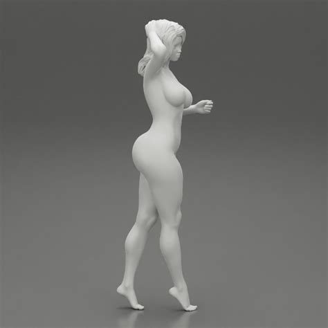 D Printable Naked Woman Figure Nude By Dgeschaft Miniatures Figures